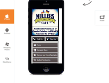 Tablet Screenshot of mullerscafe.com